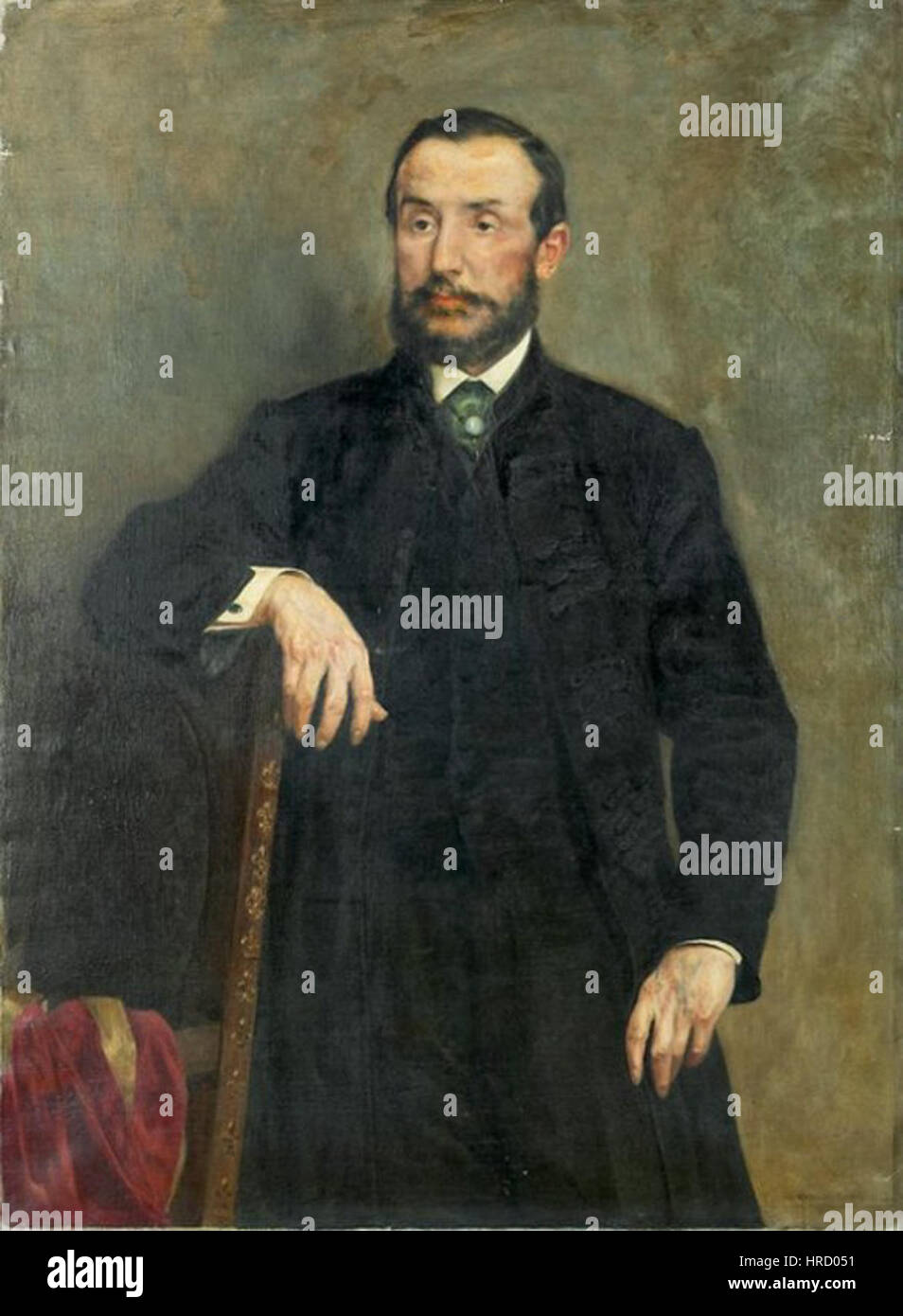 Karlovszky Portrait eines Edelmannes Stockfoto