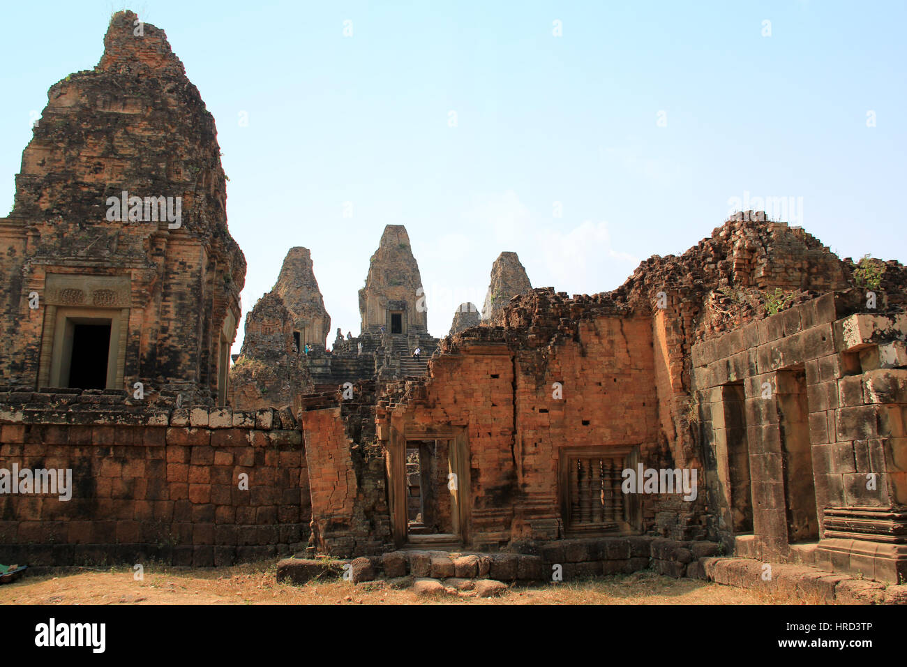 Tempel-East Mebon in Park Angkor, Kambodscha Stockfoto