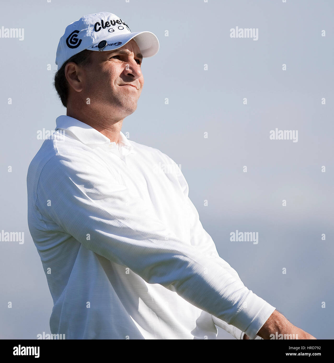 Vinny Testaverde abgebildet im 2010 Bob Hope Classic Silver Rock Resort in La Quinta, Kalifornien, USA am 20. Januar 2010. Stockfoto