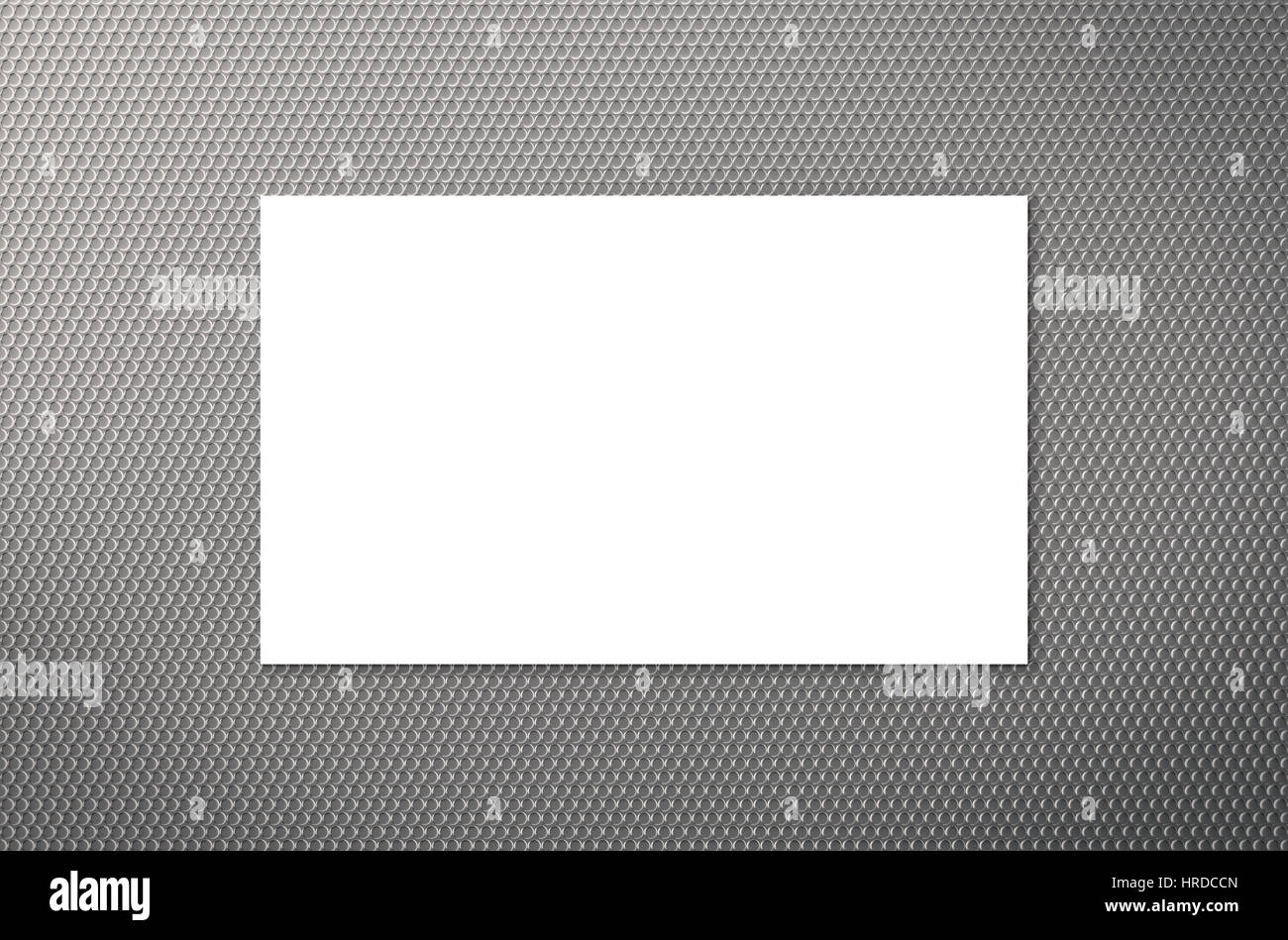 weiße leere Visitenkarte oder Visitenkarte Stockfoto