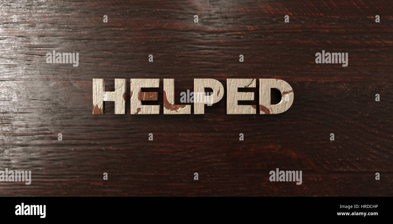 Half - Grunge Holz Schlagzeile auf Ahorn - 3D gerenderten lizenzfreie stock Bild frei. Dieses Bild kann für eine Website für online-Banner-Werbung oder Druck po verwendet werden Stockfoto