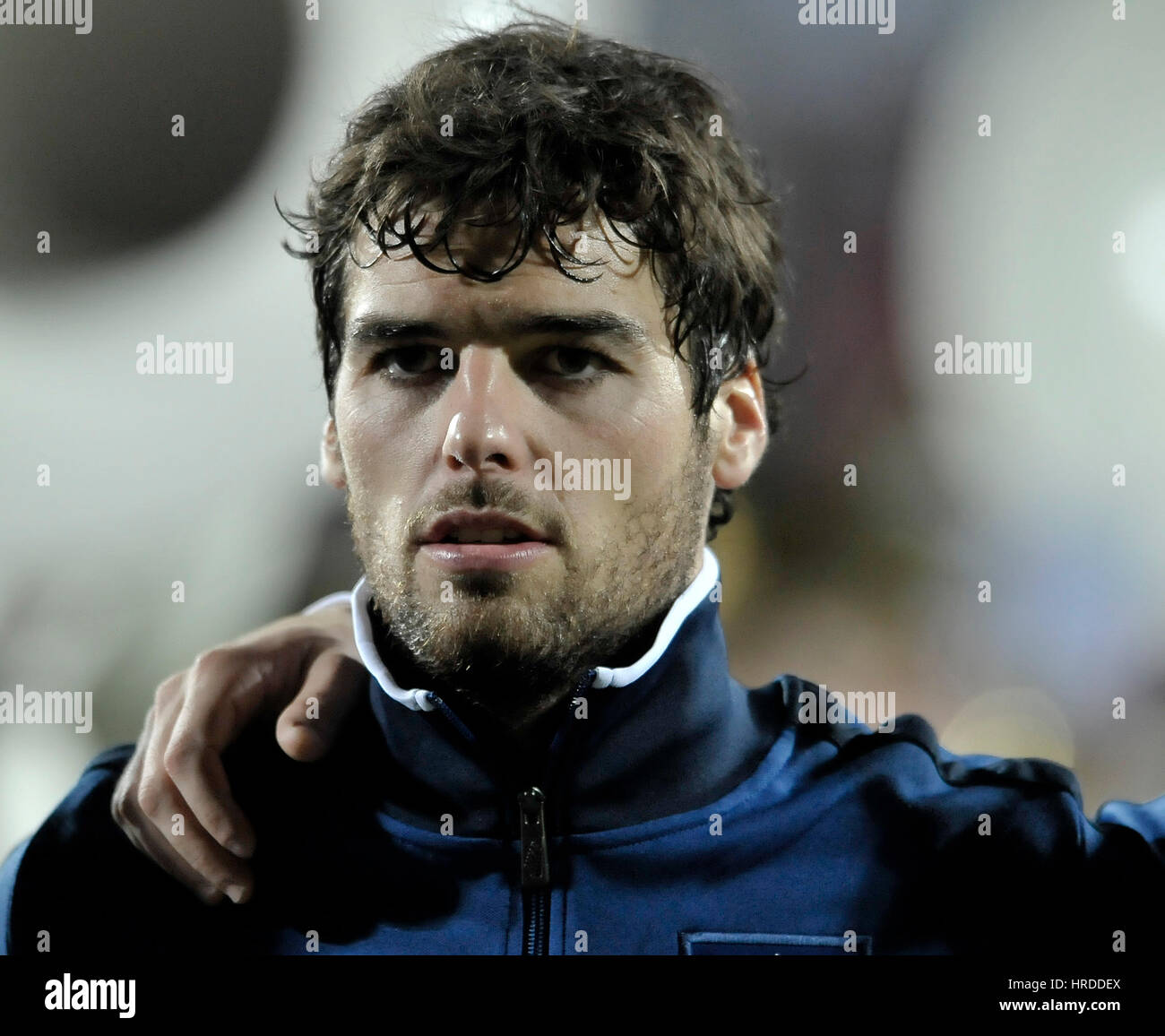 Yoann Gourcuff Frankreichs vor der EURO 2012-Gruppe D Qualifikation Fußballspiel, zwischen Frankreich und Luxemburg im Josy-Barthel-Stadion, Mitglied Stockfoto