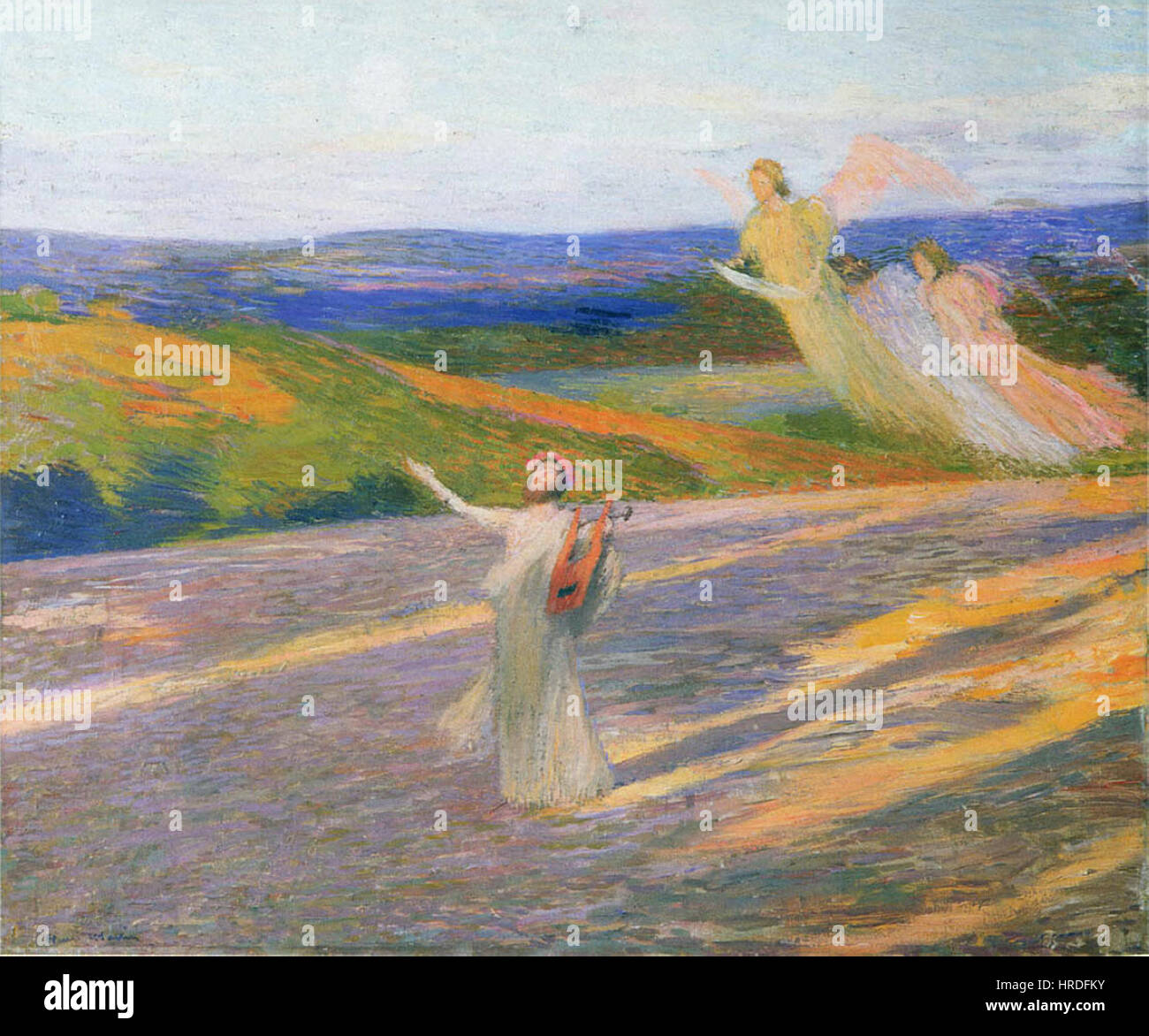 Henri Martin - das Lied des Orpheus Stockfoto
