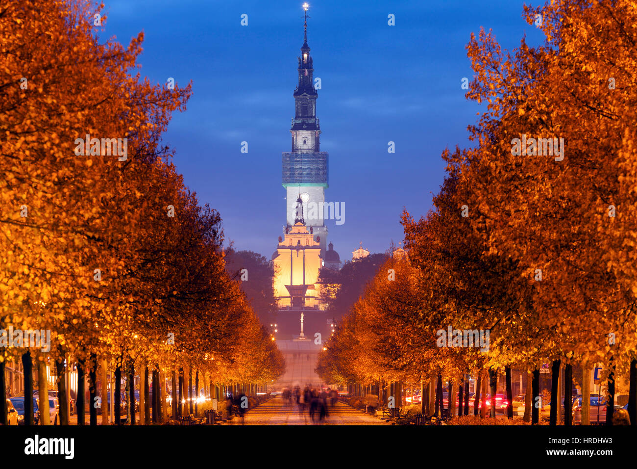 Jasna Gora in Tschenstochau Kloster. Czestochowa, Schlesien, Polen. Stockfoto