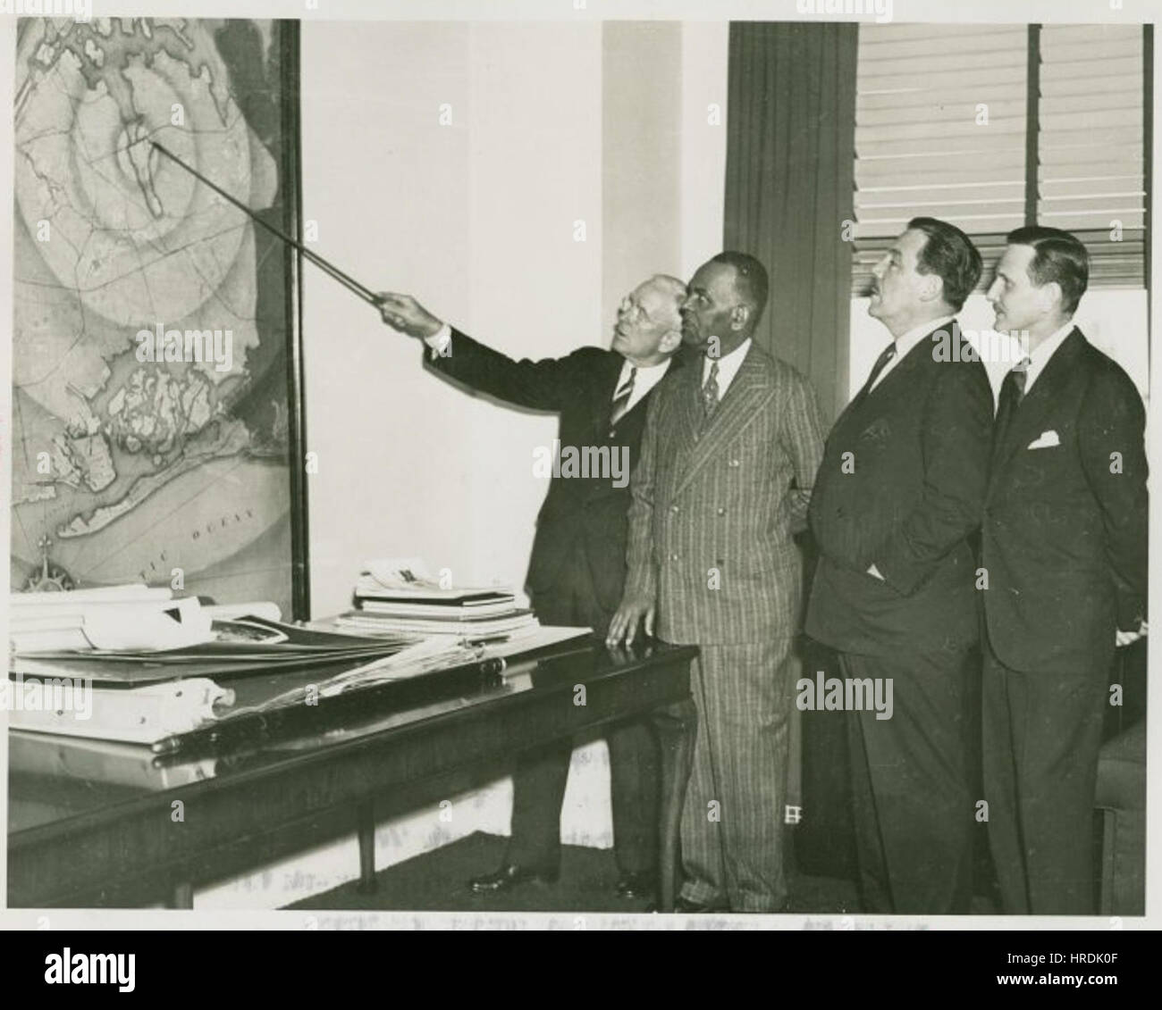 (1939) New Yorker Weltausstellung liberianischen Delegation und Zeug Stockfoto