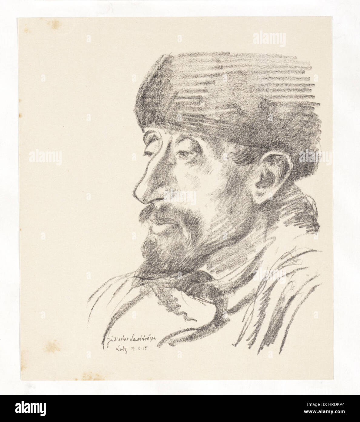 Hermann Strucks „Grafik JMBerlin DDR 87 36 01“ bezieht sich auf ein grafisches Werk aus der DDR-Zeit, das die Technik des Ätzens von Struck zeigt. Das Stück fängt emotionale Tiefe durch scharfe Kontraste und detaillierte Linienführung ein, typisch für seinen Stil. Stockfoto