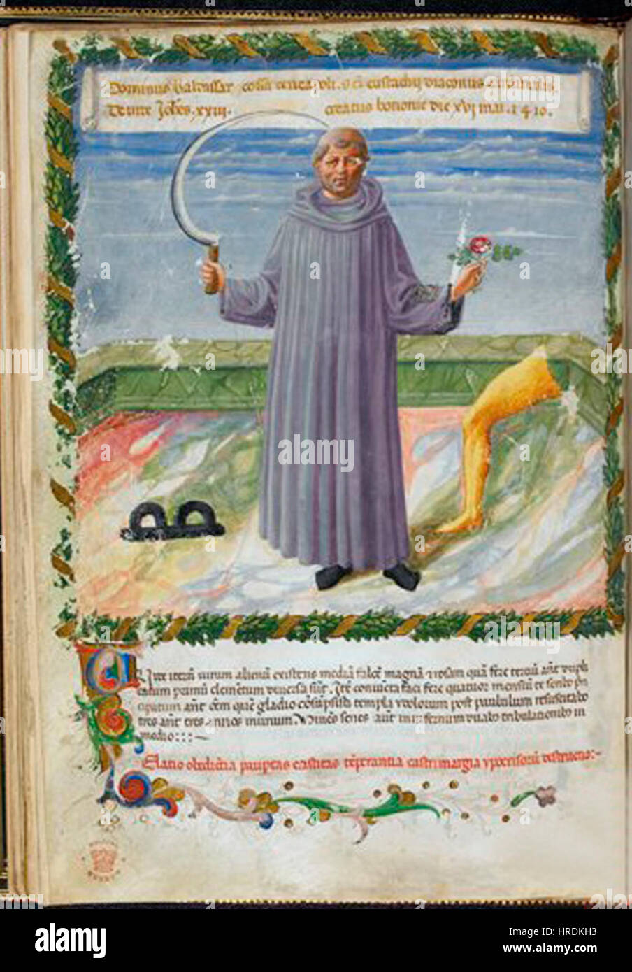 Jean XXII BL Stockfoto