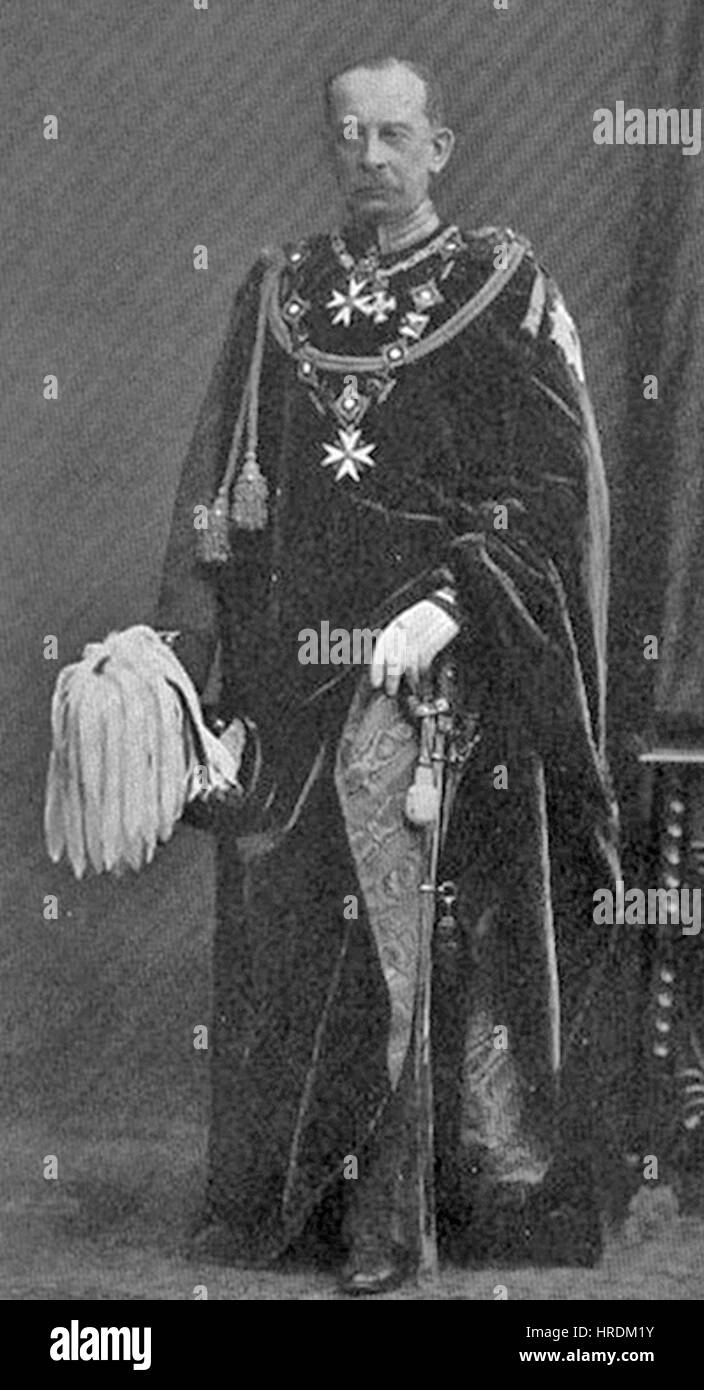 Afred Graf von Schlieffen Stockfoto