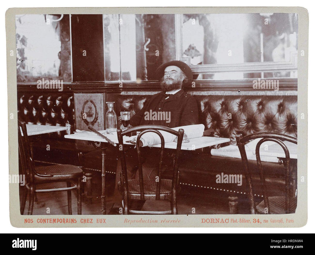 Dornac Paul Verlaine 1892 Stockfoto