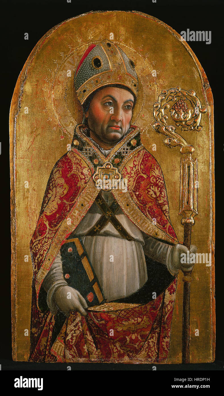 Vincenzo Foppa - Saint Sirus - 66.37.1 - Minneapolis Institute of Arts Stockfoto