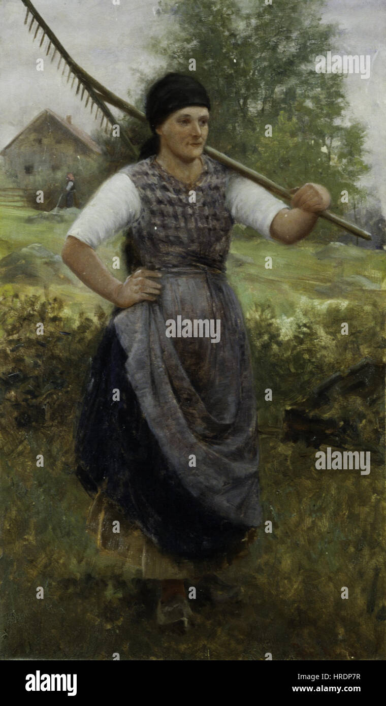 Robert Koehler - böhmischen Bauern Mädchen - 82.121 - Minneapolis Institute of Arts Stockfoto