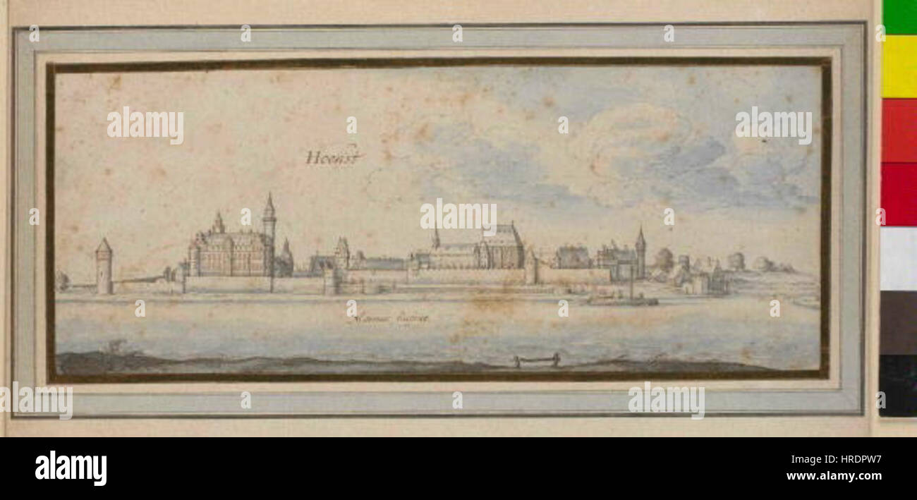 Autor Václav Hollar - Rande nad Mohanem Stockfoto