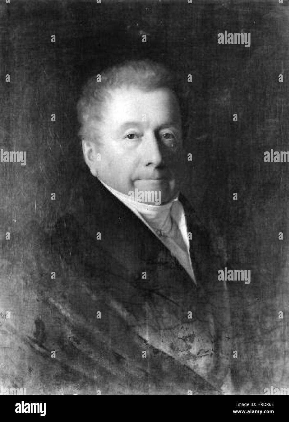 Anton Einsle 1810-1871 - Podobizna pana Stockfoto