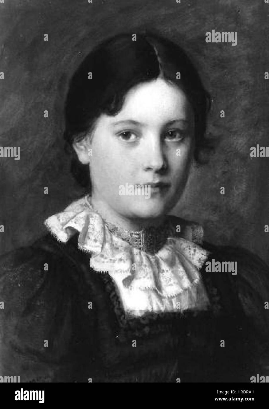 Franz Defregger - Ruzicka - Ruzenka Z Tyrol - Tyrolska ruzicka Stockfoto