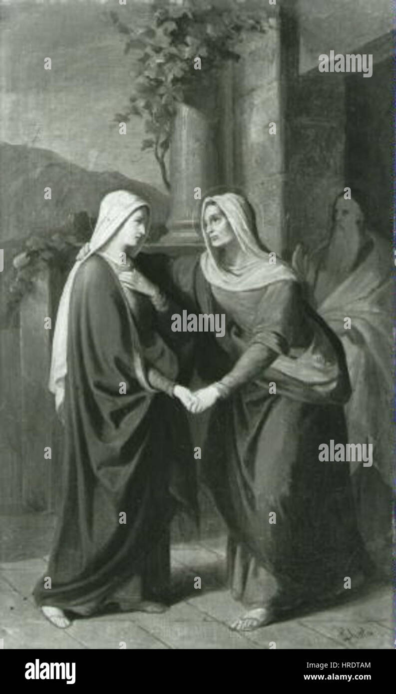 Antonin Lhota 2.1.1812-9.9.1905 - Navstiveni Panny Marie Stockfoto