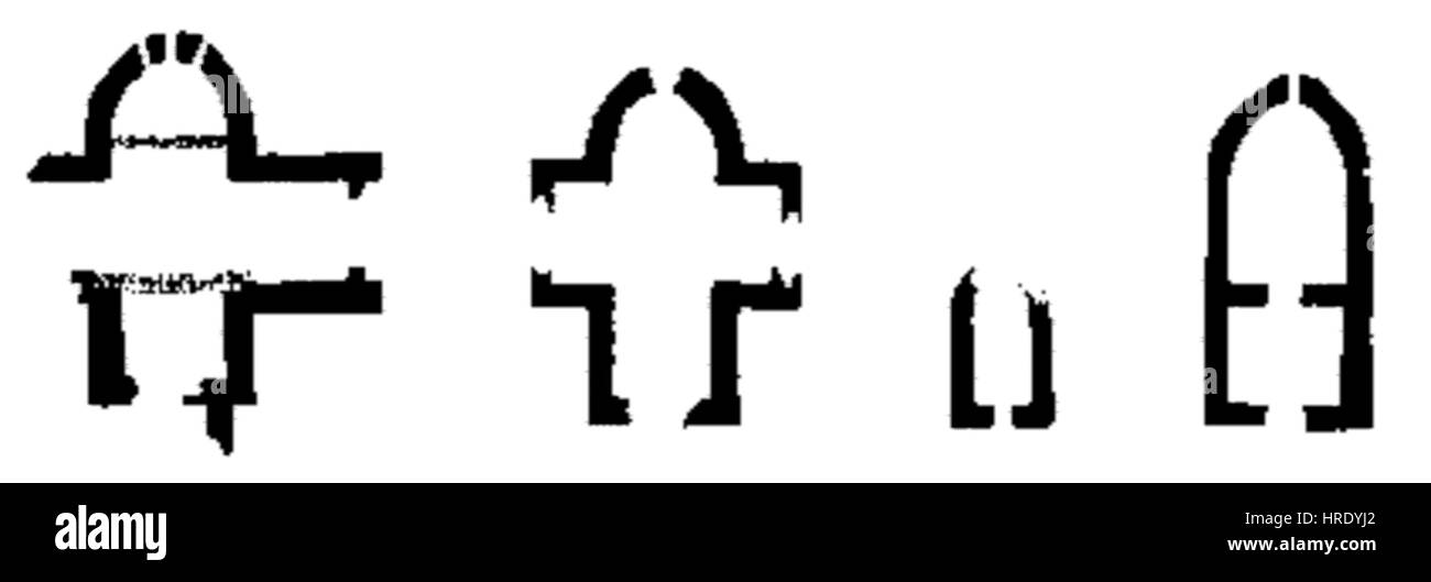 Arkhyz Kirchen von Kulakovsky Stockfoto