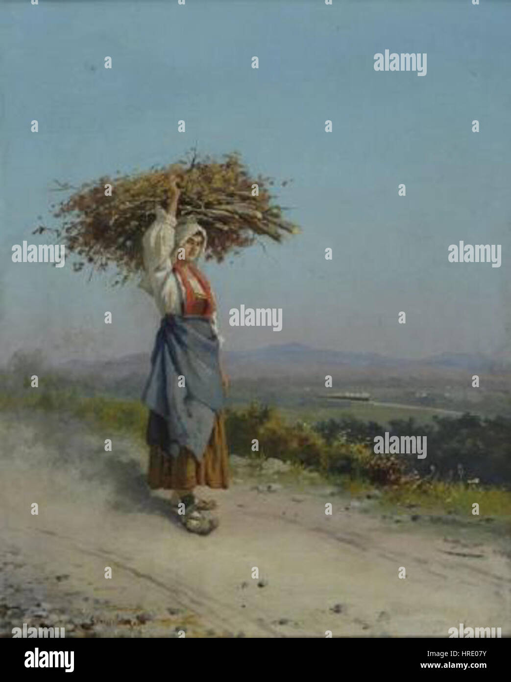 Giuseppe Chiarolanza Paysanne Stockfoto