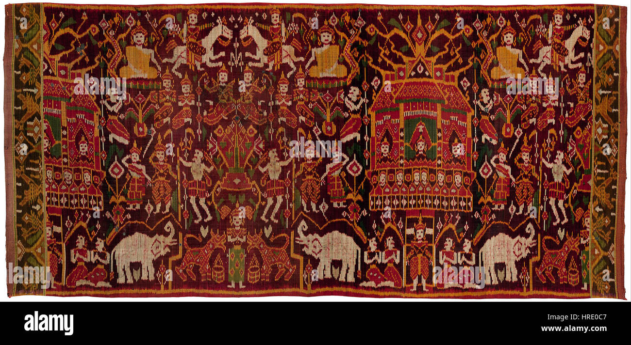 Narrative hängend, (Pidan), Darstellung Vessantara - Google Art Project Stockfoto