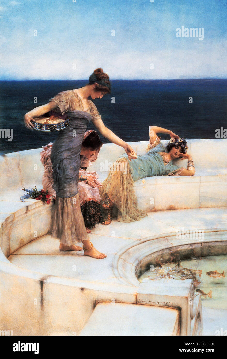 Alma-Tadema Silber Favoriten Stockfoto