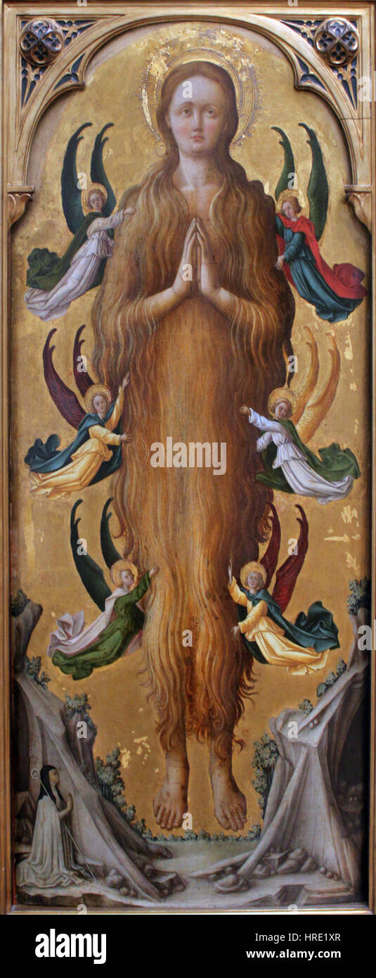 1476 Vivarini Himmelfahrt Maria Magdalenas anagoria Stockfoto 1476 Vivarini Himmelfahrt Maria Magdalenas anagoria Stockfoto