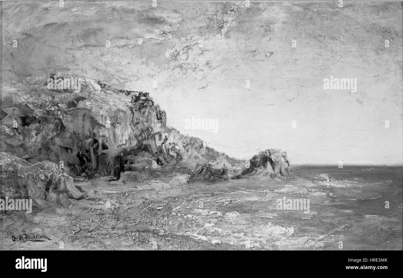 Brooklyn Museum - Küste von Kalifornien - Ralph Albert Blakelock Stockfoto