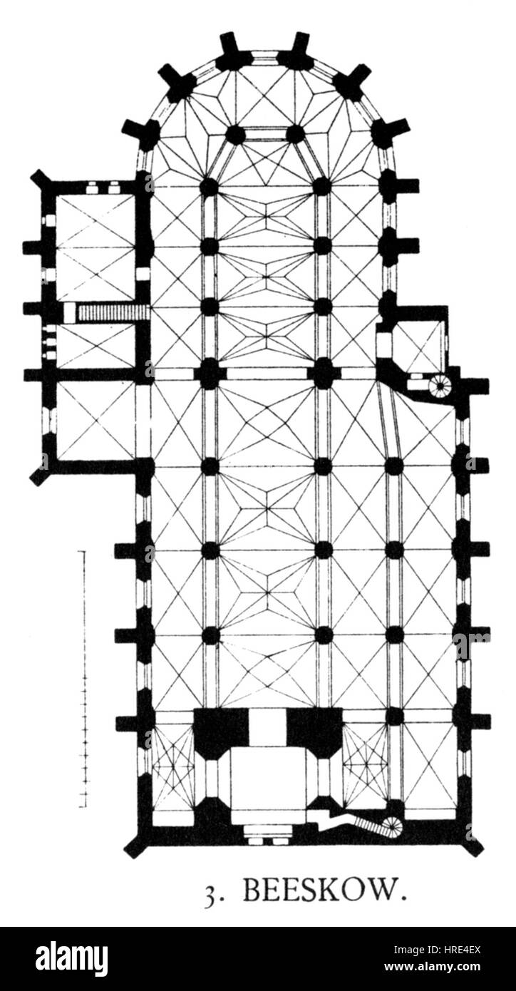Dehio 449 Beeskow Stockfoto