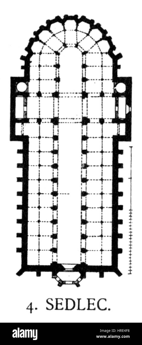 Dehio 447 Sedlec Stockfoto