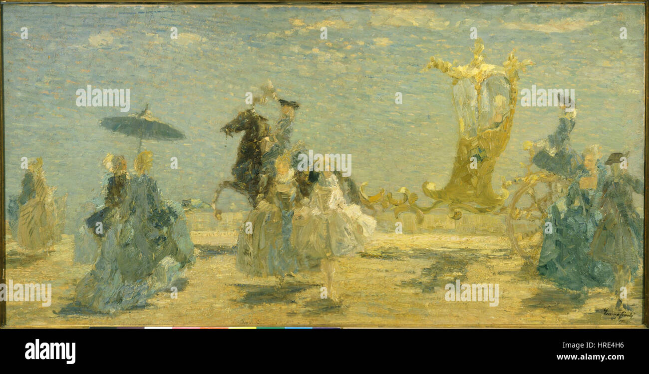 Emma Ciardi - Symphonie in blau - Google Art Project Stockfoto