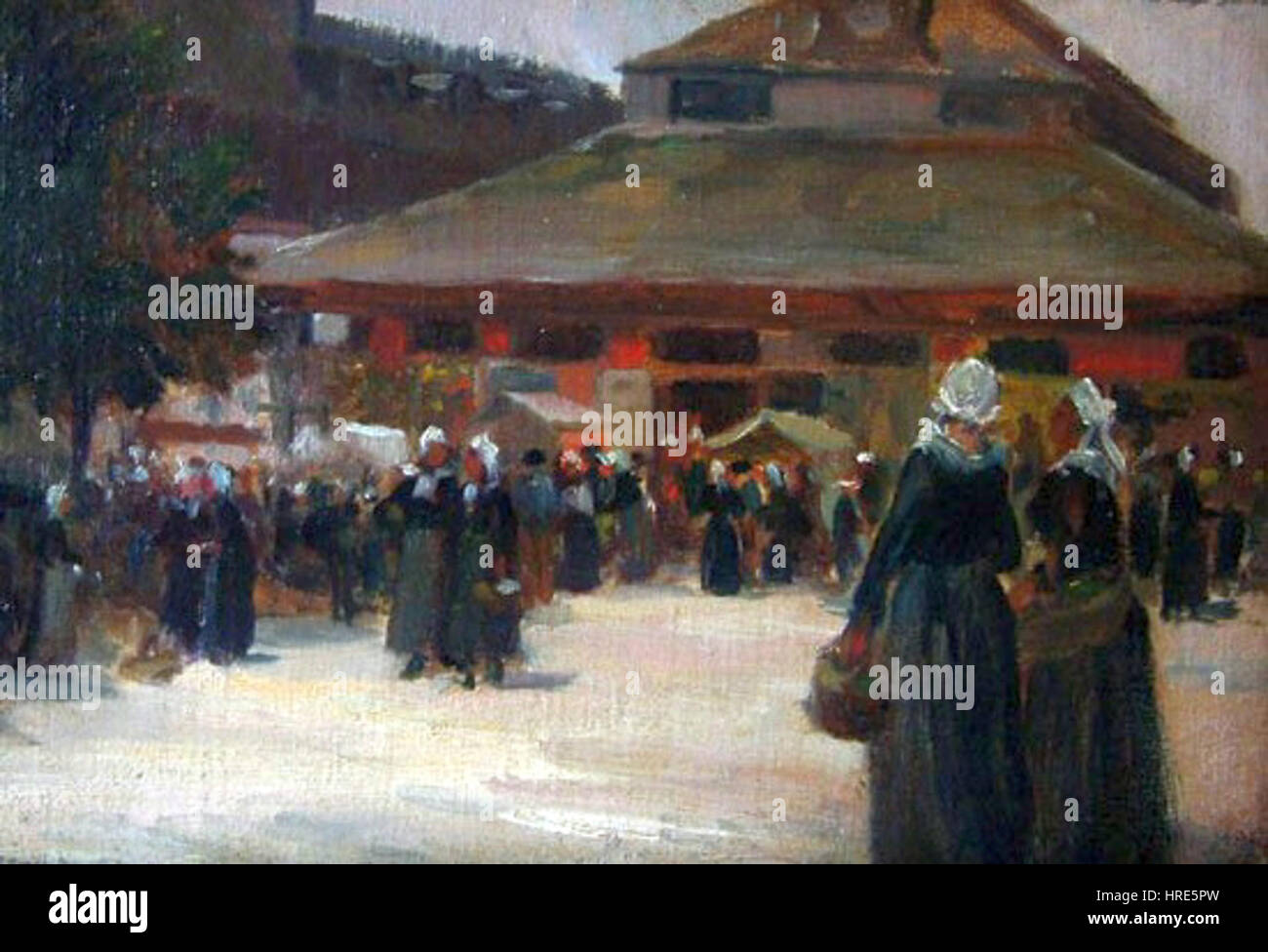 Norman Garstin - Breton Frauen bei La Faouet Stockfoto