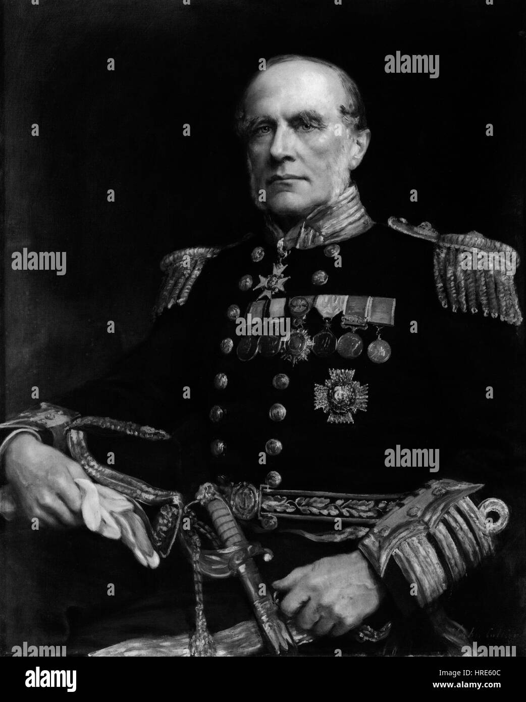 Sir Edward Augustus Inglefield von John Collier Stockfoto