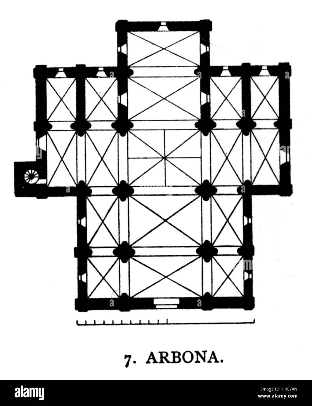 Dehio 191 Arbona Stockfoto