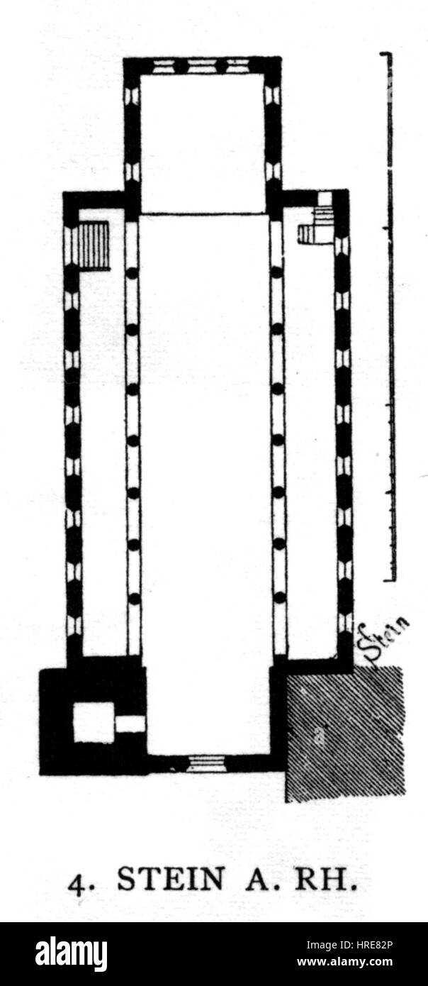 Dehio 48 Stein am Rhein Stockfoto