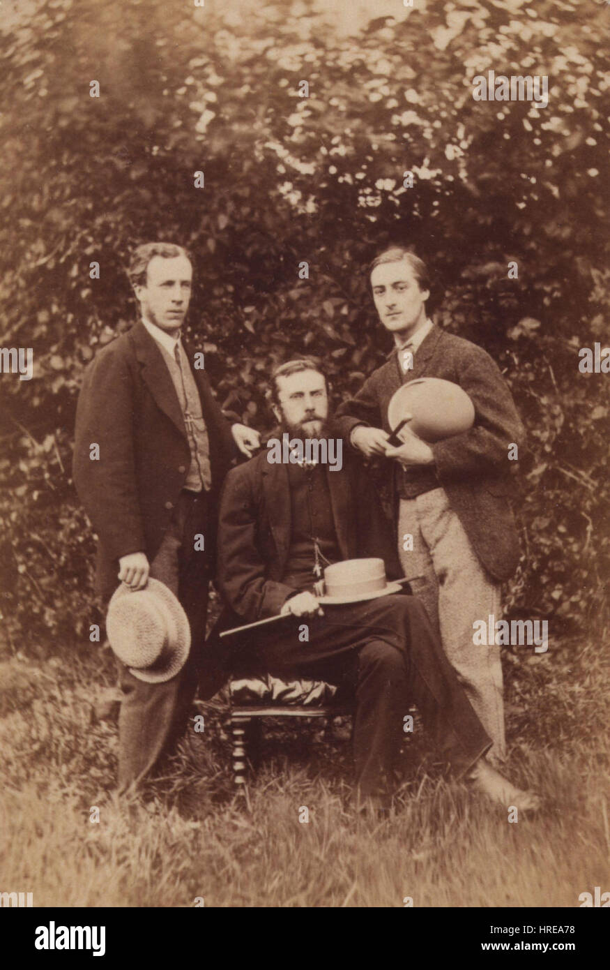 Alfred William Garrett; William Alexander Comyn Macfarlane; Gerard Manley Hopkins von Thomas C. Bayfield Stockfoto