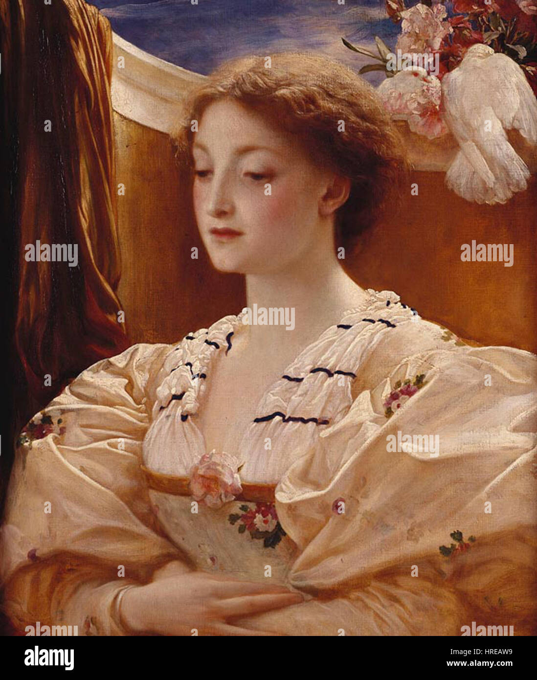 Frederick Leighton-Bianca 1862 Stockfoto