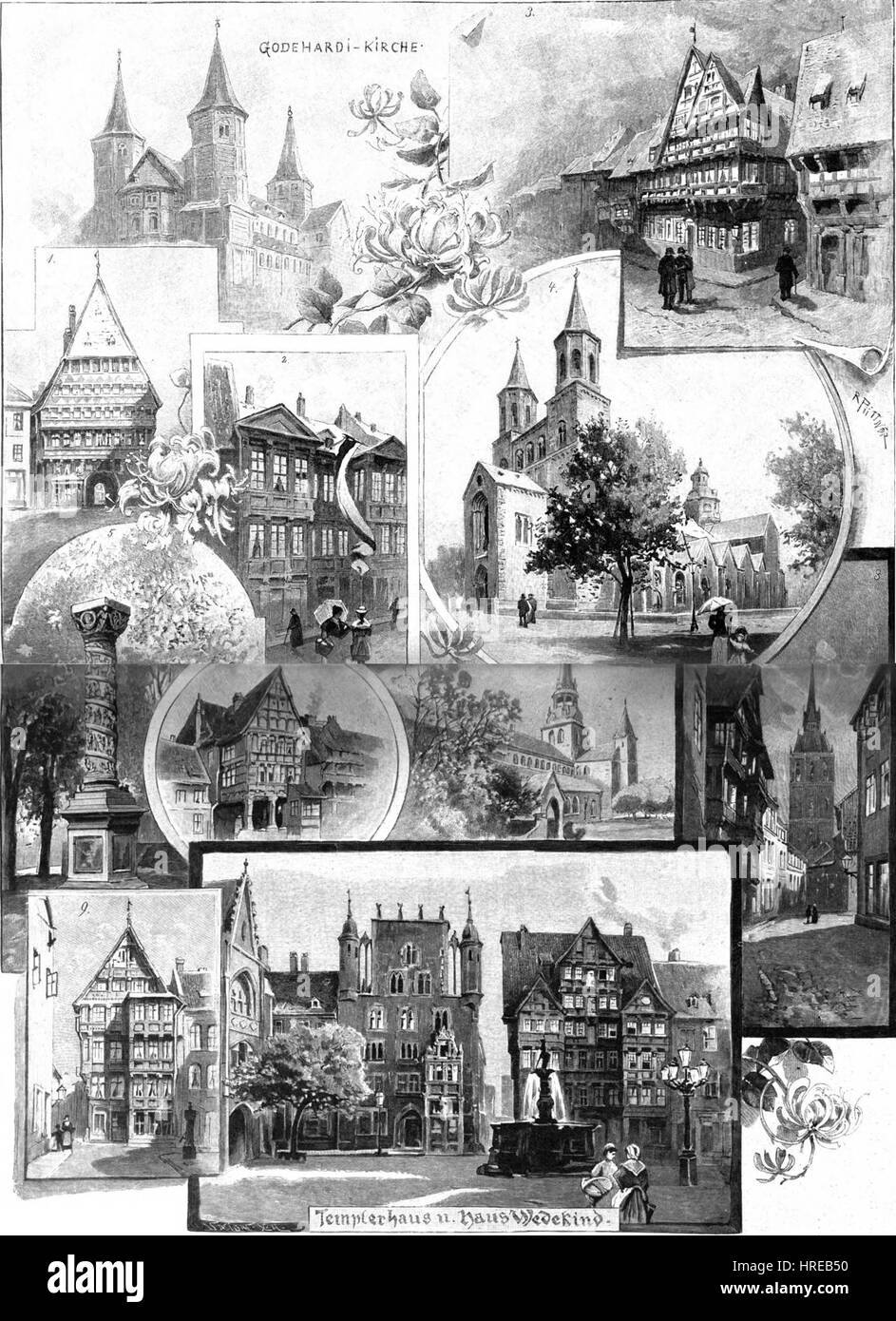 Die Gartenlaube (1899) war eine populäre deutsche Illustrationszeitschrift, die für ihre kulturellen und literarischen Beiträge bekannt ist. Diese Ausgabe (b 0168) enthält Artikel und Bilder, die die deutsche Gesellschaft, Kunst und Kultur des späten 19. Jahrhunderts widerspiegeln. Stockfoto