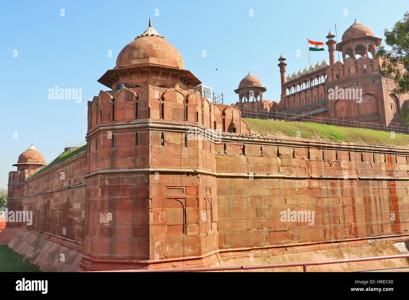 Roten Fort, Delhi, Indien Stockfoto