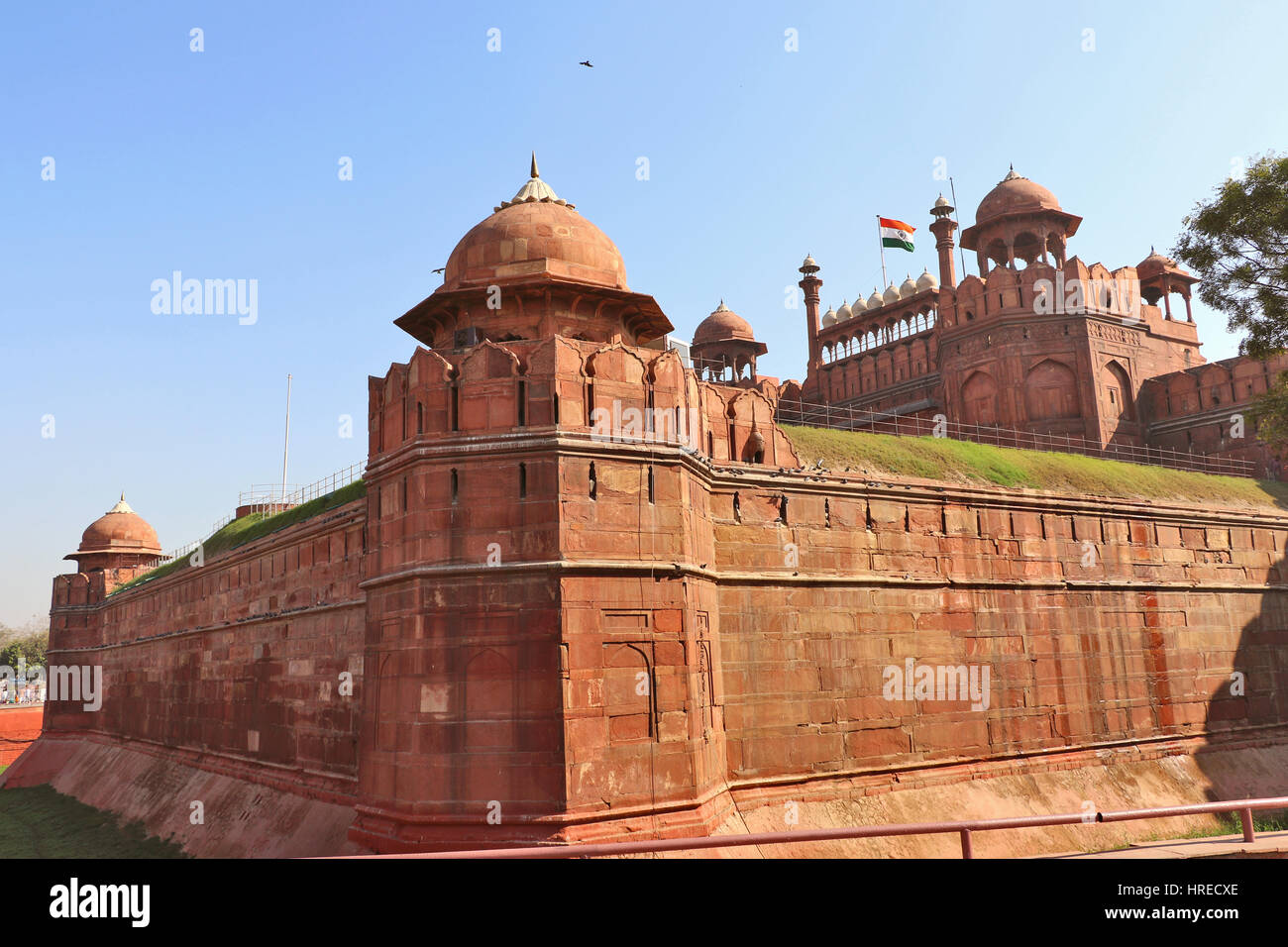 Roten Fort, Delhi, Indien Stockfoto