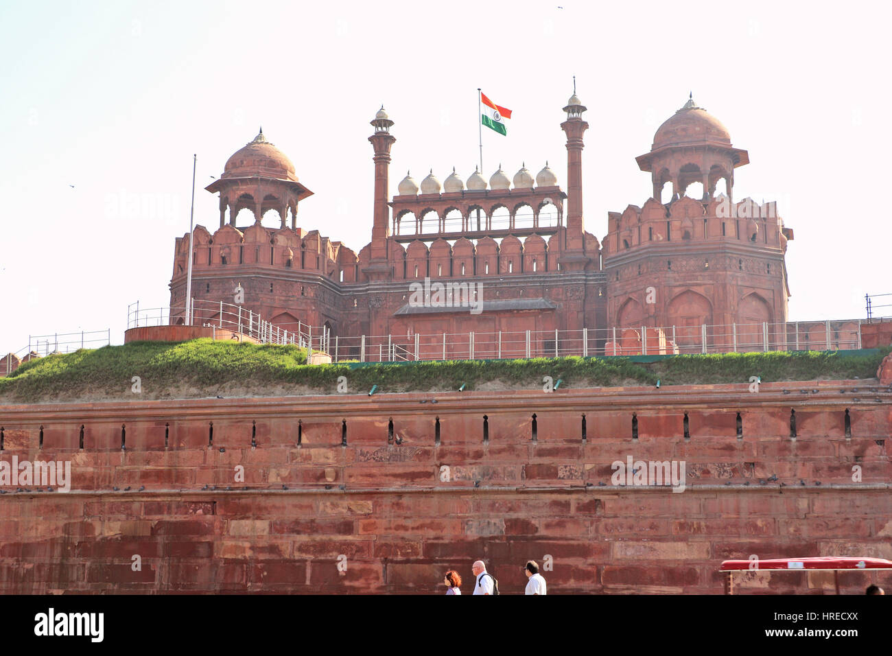 Roten Fort, Delhi, Indien Stockfoto