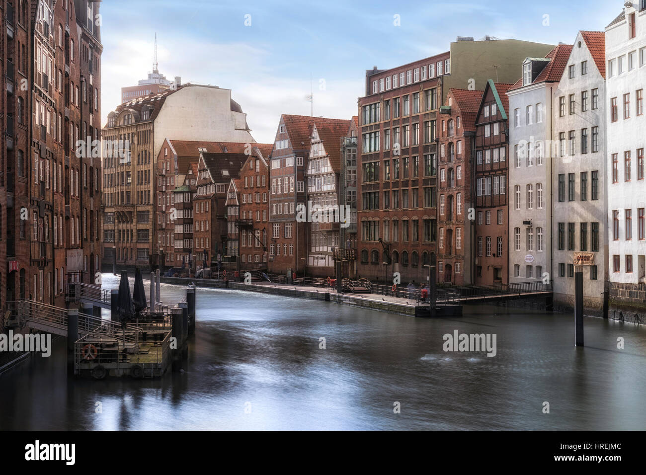 Nikolaifleet, Hamburg, Deutschland, Europa Stockfoto