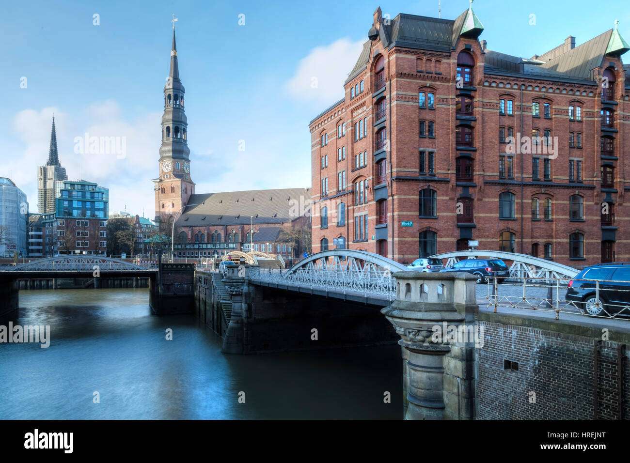 Warhouse District, Hamburg, Deutschland, Europa Stockfoto