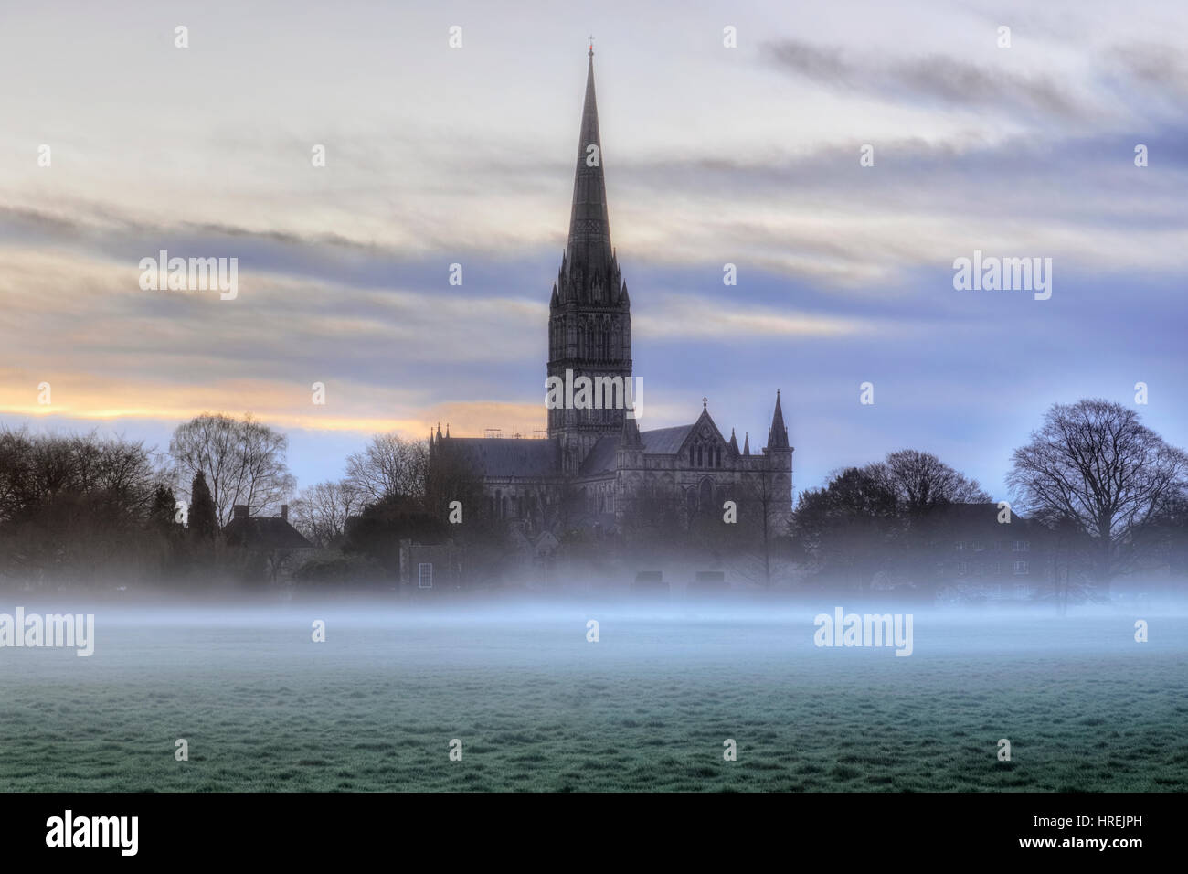 Salisbury Kathedrale, Salisbury, Wiltshire, England, Vereinigtes Königreich Stockfoto