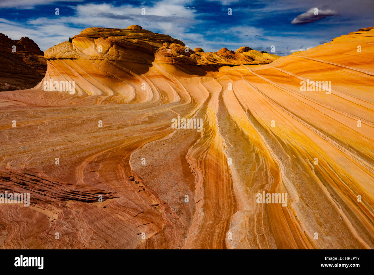 Die zweite Welle, Paria/Vermillion Cliffs Wilderness, Arizona Vermillion Cliffs Nationalmonument Stockfoto
