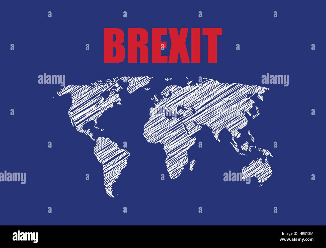 abstrakte Brexit Hintergrund Stock Vektor