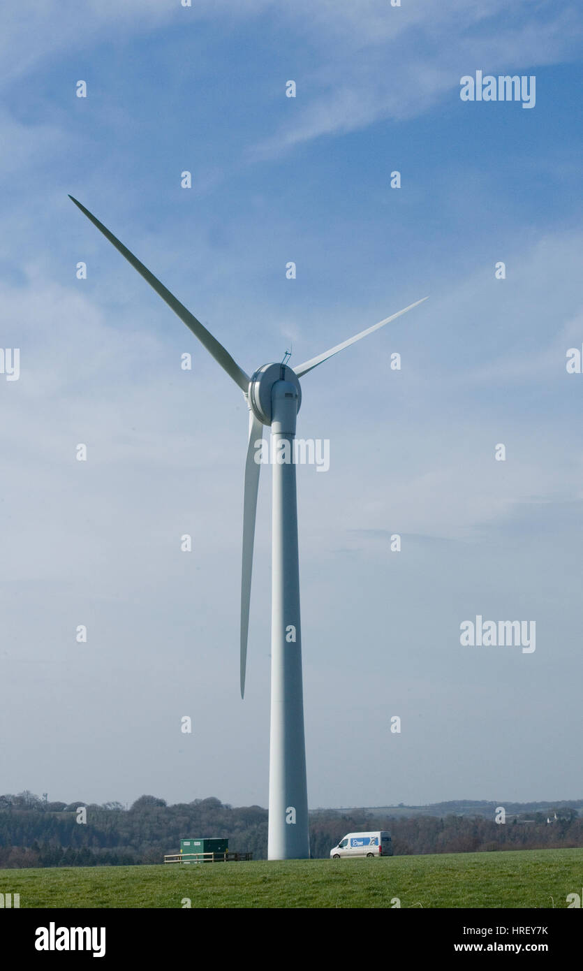 Windturbine Stockfoto