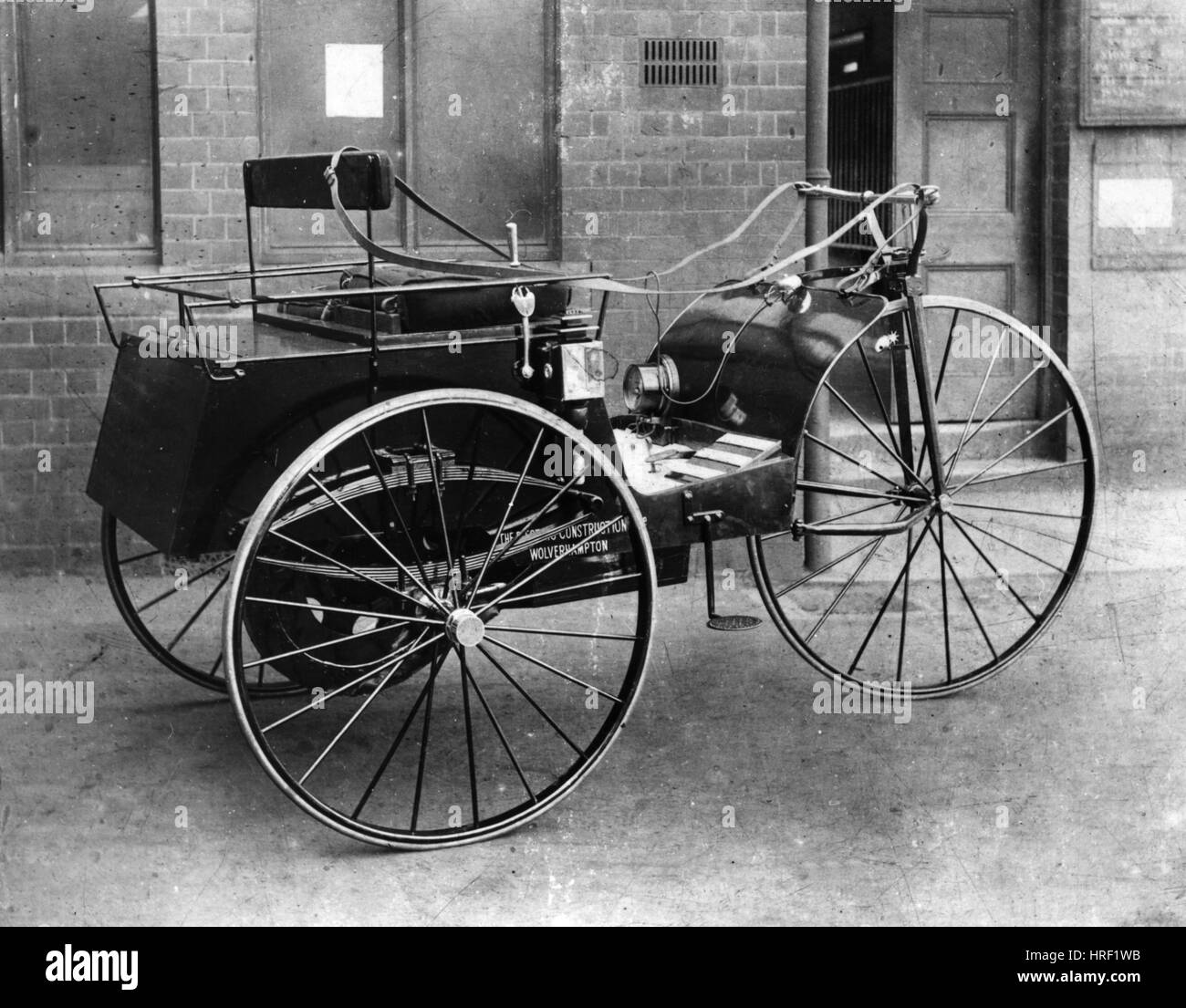 1890-Parker Electric. erfunden von Thomas Parker Stockfoto