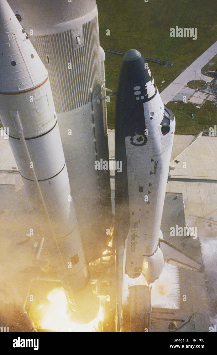 STS-1, Raumfähre Columbia starten, 1981 Stockfoto