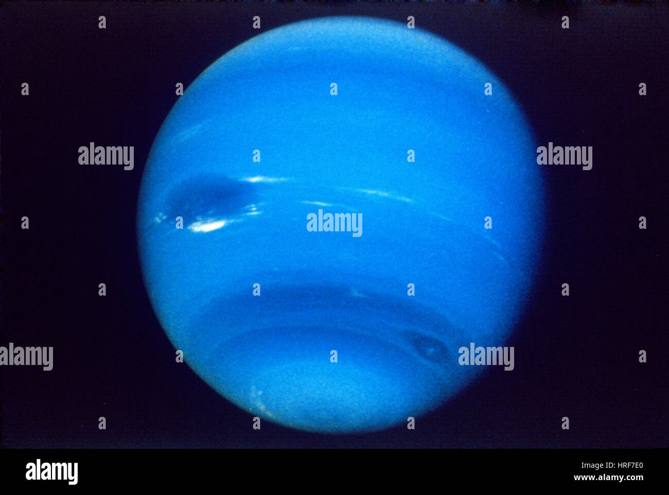 Neptun, Voyager 2 Bild Stockfoto