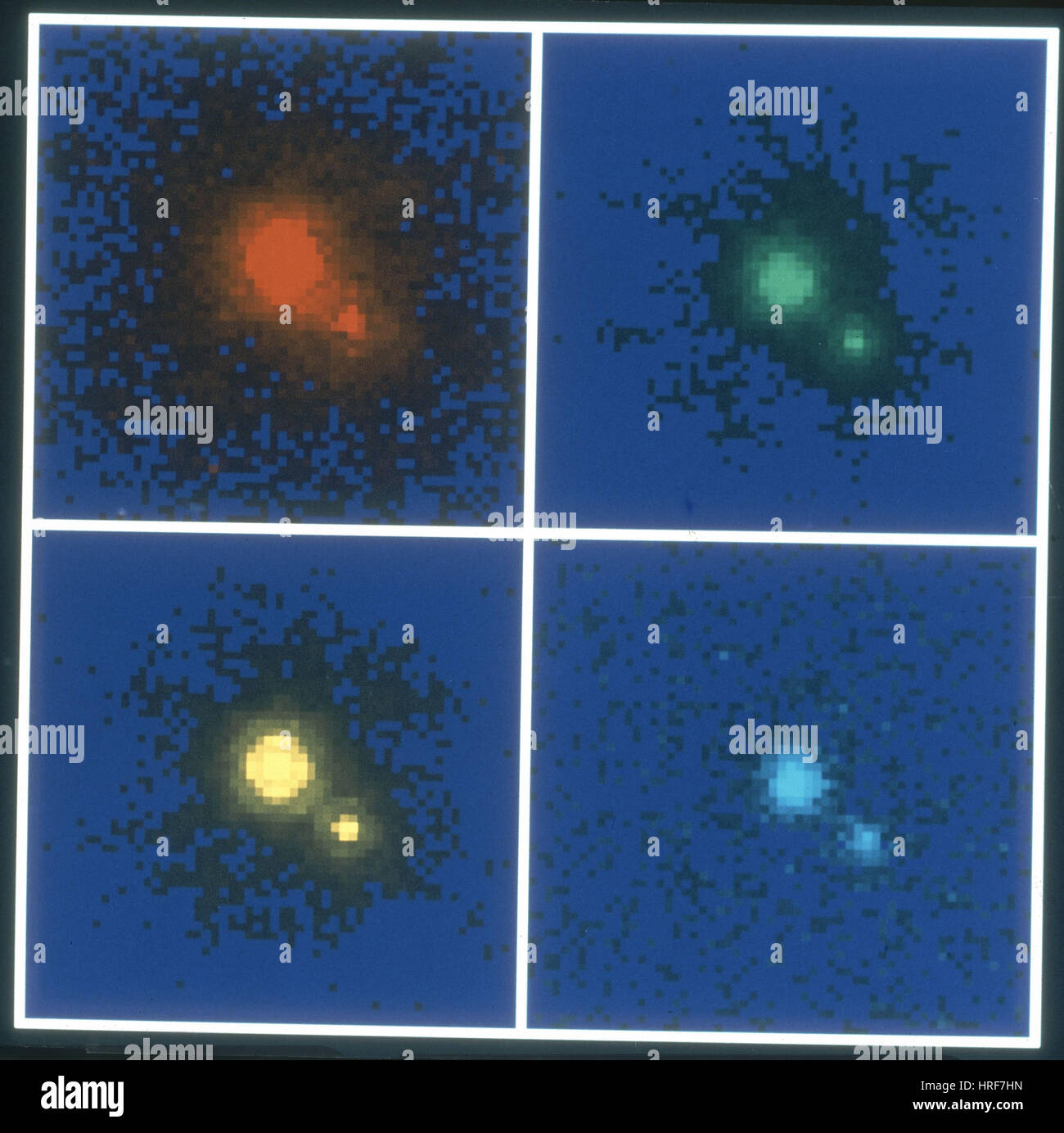 Entfernten Quasar 120 + 101 Stockfoto