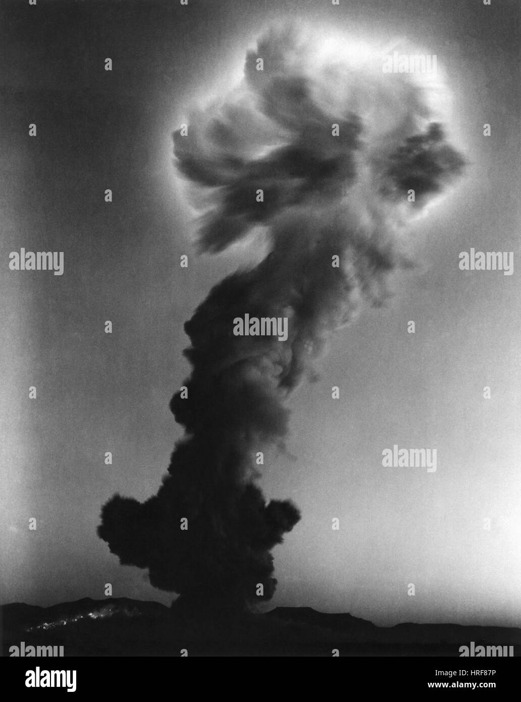 Betrieb einem rauchigen, 1957 Stockfoto