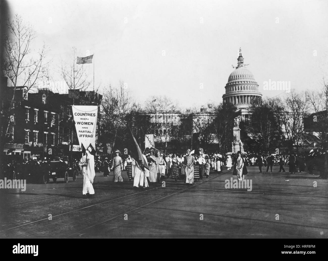 Suffragette Parade Stockfoto